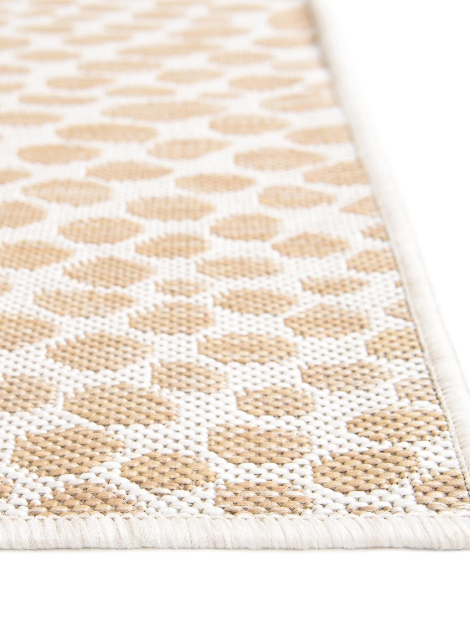 Dark Beige 5' 3 x 8' Jill Zarin Outdoor Rectangle Area Rug Weather Resistant for Patio, Deck, Terrace, Balcony, Porch Durable 100% Polypropylene Carpet for Outside for Sale at Rug Engine