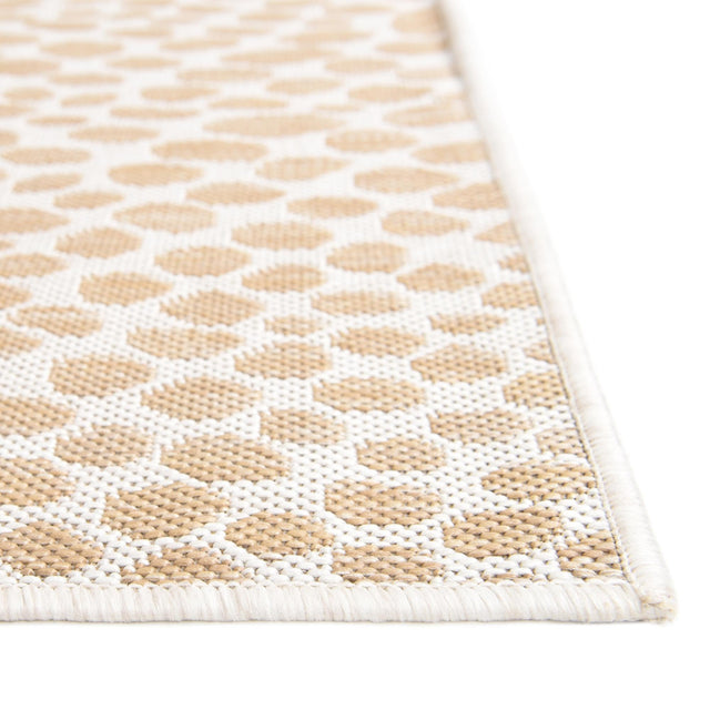 Dark Beige 5' 3 x 8' Jill Zarin Outdoor Rectangle Area Rug Weather Resistant for Patio, Deck, Terrace, Balcony, Porch Durable 100% Polypropylene Carpet for Outside for Sale at Rug Engine