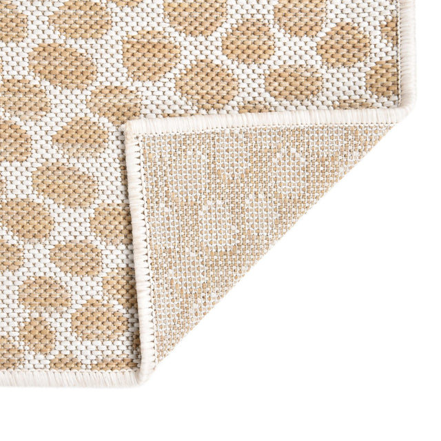Dark Beige 5' 3 x 8' Jill Zarin Outdoor Rectangle Area Rug Weather Resistant for Patio, Deck, Terrace, Balcony, Porch Durable 100% Polypropylene Carpet for Outside for Sale at Rug Engine