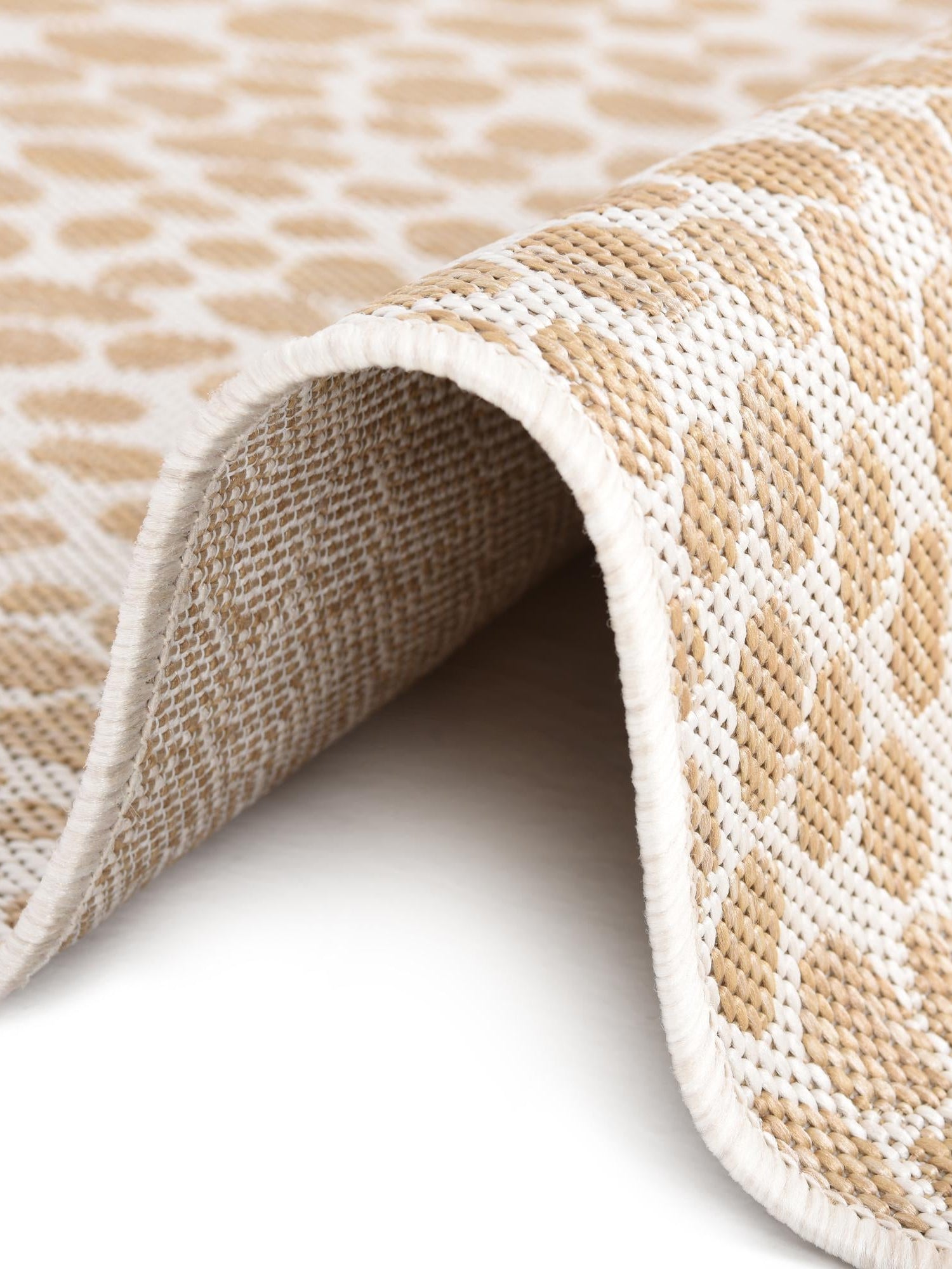 Dark Beige 5' 3 x 8' Jill Zarin Outdoor Rectangle Area Rug Weather Resistant for Patio, Deck, Terrace, Balcony, Porch Durable 100% Polypropylene Carpet for Outside for Sale at Rug Engine