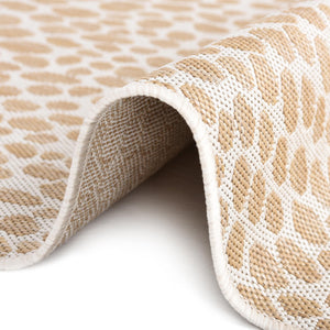 Dark Beige 5' 3 x 8' Jill Zarin Outdoor Rectangle Area Rug Weather Resistant for Patio, Deck, Terrace, Balcony, Porch Durable 100% Polypropylene Carpet for Outside for Sale at Rug Engine