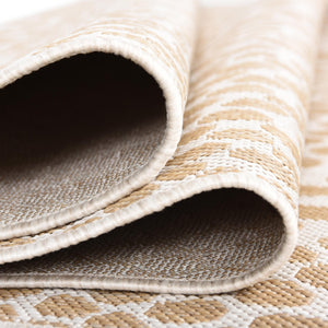 Dark Beige 13' 1 x 13' 1 Jill Zarin Outdoor Round Area Rug Weather Resistant for Patio, Deck, Terrace, Balcony, Porch Durable 100% Polypropylene Carpet for Outside for Sale at Rug Engine