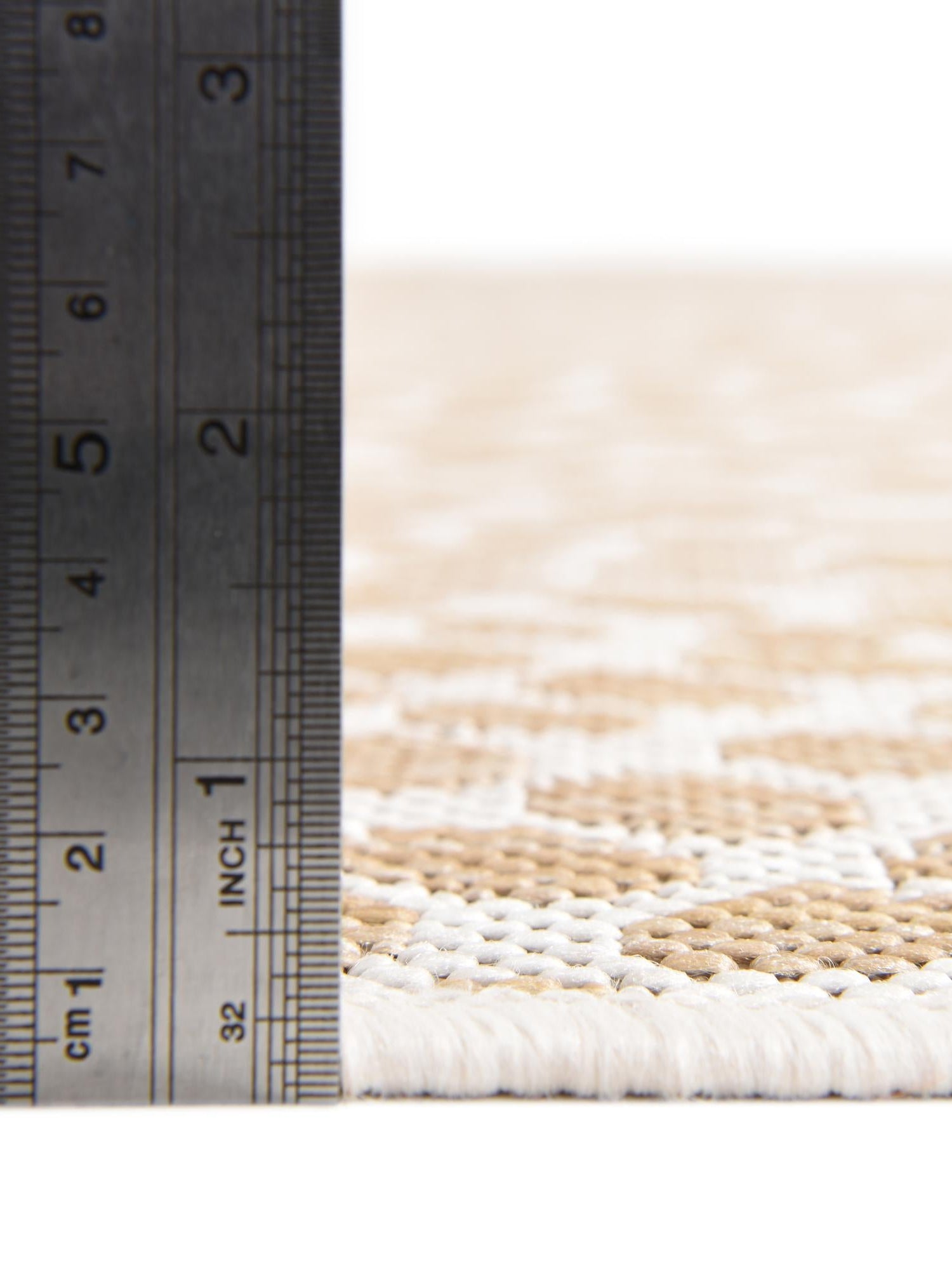 Dark Beige 2' x 8' Jill Zarin Outdoor Runner Area Rug Weather Resistant for Patio, Deck, Terrace, Balcony, Porch Durable 100% Polypropylene Carpet for Outside for Sale at Rug Engine