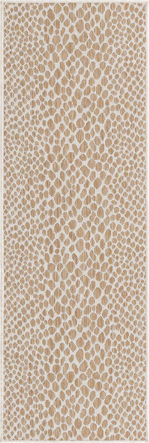 Dark Beige 2' x 6' 1 Jill Zarin Outdoor Runner Area Rug Weather Resistant for Patio, Deck, Terrace, Balcony, Porch Durable 100% Polypropylene Carpet for Outside for Sale at Rug Engine