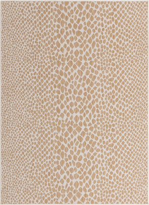 Dark Beige 1' 4 x 1' 4 Jill Zarin Outdoor Sample Area Rug Weather Resistant for Patio, Deck, Terrace, Balcony, Porch Durable 100% Polypropylene Carpet for Outside for Sale at Rug Engine