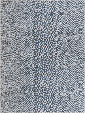 Blue 9' x 12' Jill Zarin Outdoor Rectangle Rug