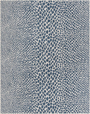 Blue 7' 10 x 10' Jill Zarin Outdoor Rectangle Area Rug Weather Resistant for Patio, Deck, Terrace, Balcony, Porch Durable 100% Polypropylene Carpet for Outside for Sale at Rug Engine