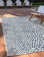 Blue 1' 4 x 1' 4 Jill Zarin Outdoor