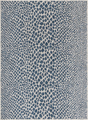 Blue 1' 4 x 1' 4 Jill Zarin Outdoor