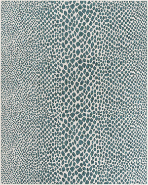 Teal 7' 10 x 10' Jill Zarin Outdoor Rectangle Area Rug Weather Resistant for Patio, Deck, Terrace, Balcony, Porch Durable 100% Polypropylene Carpet for Outside for Sale at Rug Engine