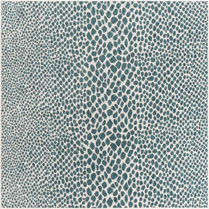 Teal 7' 10 x 7' 10 Jill Zarin Outdoor Square Area Rug Weather Resistant for Patio, Deck, Terrace, Balcony, Porch Durable 100% Polypropylene Carpet for Outside for Sale at Rug Engine