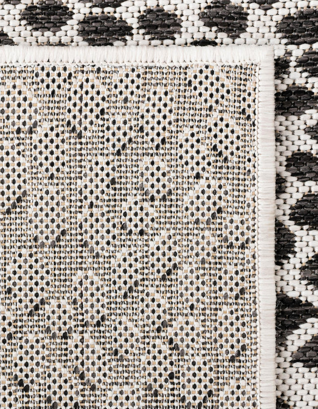 Black 13' 1 x 13' 1 Jill Zarin Outdoor Square Area Rug Weather Resistant for Patio, Deck, Terrace, Balcony, Porch Durable 100% Polypropylene Carpet for Outside for Sale at Rug Engine