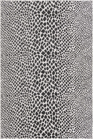 Black 5' 3 x 8' Jill Zarin Outdoor Rectangle Area Rug Weather Resistant for Patio, Deck, Terrace, Balcony, Porch Durable 100% Polypropylene Carpet for Outside for Sale at Rug Engine