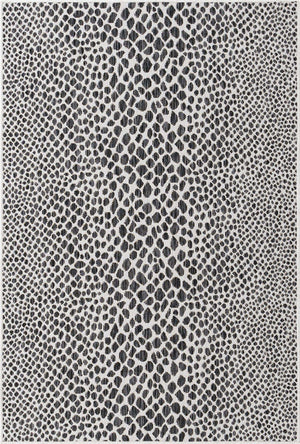 Black 4' 1 x 6' 1 Jill Zarin Outdoor Rectangle Rug