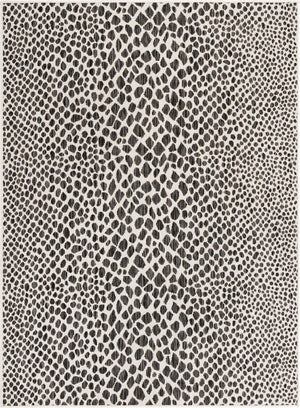 Black 1' 4 x 1' 4 Jill Zarin Outdoor Sample Area Rug Weather Resistant for Patio, Deck, Terrace, Balcony, Porch Durable 100% Polypropylene Carpet for Outside for Sale at Rug Engine