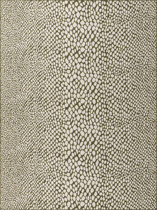 Green 9' x 12' Jill Zarin Outdoor Rectangle Area Rug Weather Resistant for Patio, Deck, Terrace, Balcony, Porch Durable 100% Polypropylene Carpet for Outside for Sale at Rug Engine