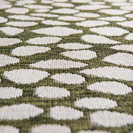 Green 10' 8 x 10' 8 Jill Zarin Outdoor Round Area Rug Weather Resistant for Patio, Deck, Terrace, Balcony, Porch Durable 100% Polypropylene Carpet for Outside for Sale at Rug Engine