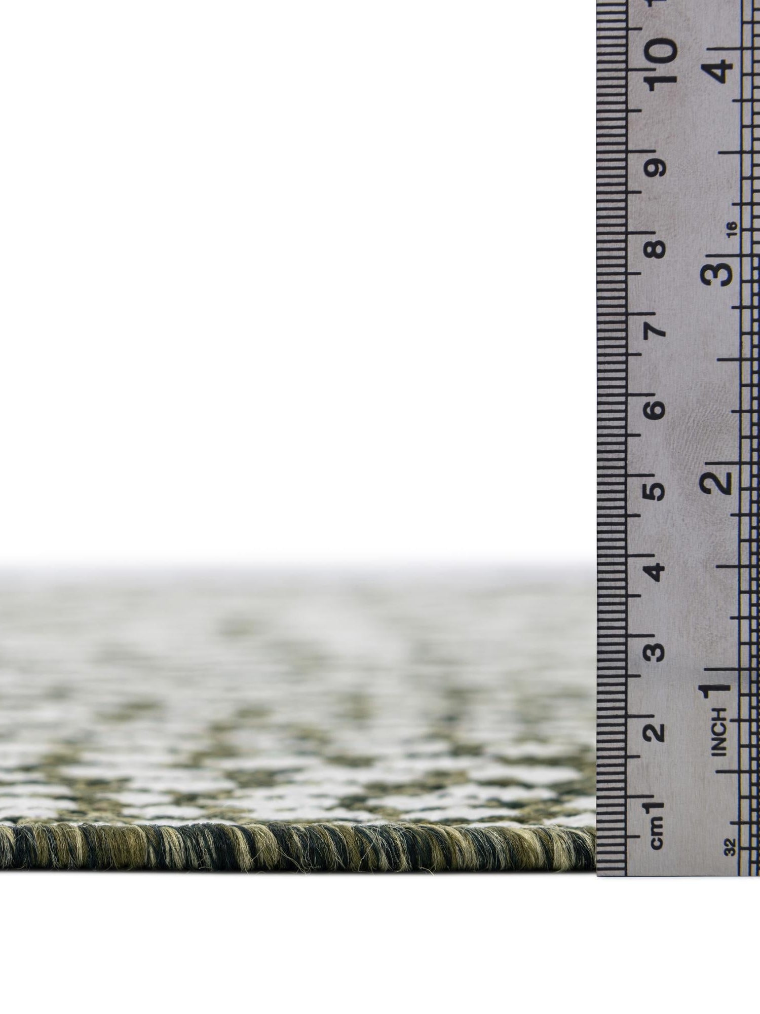 Green 6' 1 x 9' Jill Zarin Outdoor Rectangle Area Rug Weather Resistant for Patio, Deck, Terrace, Balcony, Porch Durable 100% Polypropylene Carpet for Outside for Sale at Rug Engine