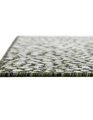 Green 4' 1 x 6' 1 Jill Zarin Outdoor Rectangle Area Rug Weather Resistant for Patio, Deck, Terrace, Balcony, Porch Durable 100% Polypropylene Carpet for Outside for Sale at Rug Engine