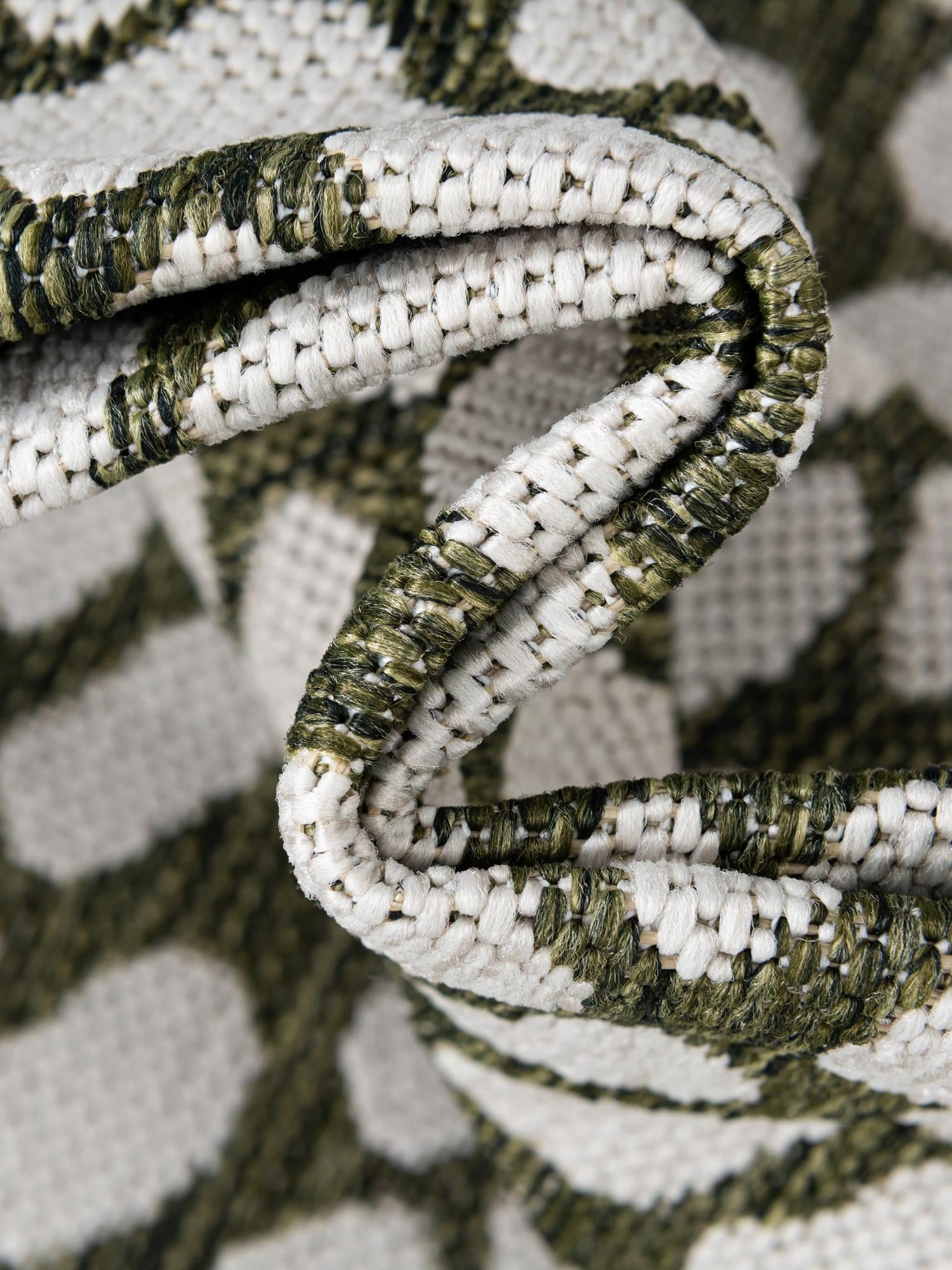Green 7' 10 x 10' Jill Zarin Outdoor Oval Area Rug Weather Resistant for Patio, Deck, Terrace, Balcony, Porch Durable 100% Polypropylene Carpet for Outside for Sale at Rug Engine