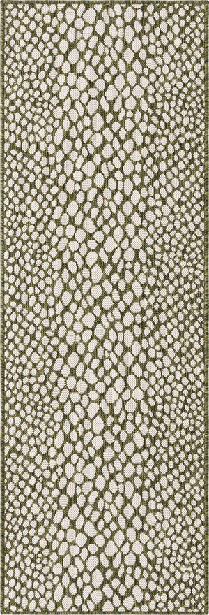 Green 2' x 6' 1 Jill Zarin Outdoor Runner Rug