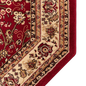 Burgundy 7' 10 x 7' 10 Sialk Hill Octagon Area Rug 100% Polypropylene Durable Easy Clean Classic Traditional Design Carpet for Interior Design for Sale at Rug Engine