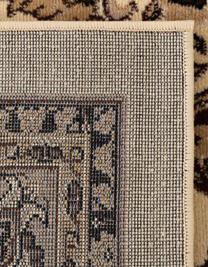 Ivory 2' 7 x 13' 1 Sialk Hill Runner Area Rug 100% Polypropylene Durable Easy Clean Classic Traditional Design Carpet for Interior Design for Sale at Rug Engine