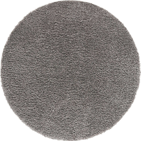 Gray 3' 3 x 3' 3 Solo Round Rug