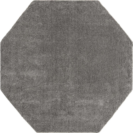 Gray 8' x 8' Solo Octagon Rug