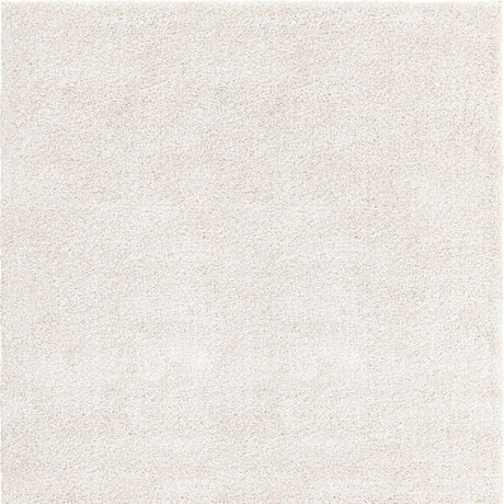 Ivory 5' x 5' Solo Square Rug