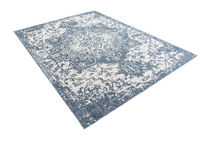 Blue 7' 1 x 10' Jill Zarin Outdoor Rectangle Area Rug Weather Resistant for Patio, Deck, Terrace, Balcony, Porch Durable 100% Polypropylene Carpet for Outside for Sale at Rug Engine
