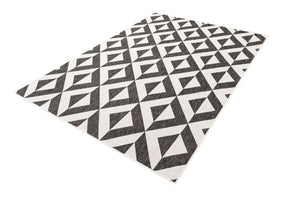 Charcoal Gray 7' 1 x 10' Jill Zarin Outdoor Rectangle Area Rug Weather Resistant for Patio, Deck, Terrace, Balcony, Porch Durable 100% Polypropylene Carpet for Outside for Sale at Rug Engine
