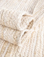 White 8' x 8' Braided Jute Square Rug