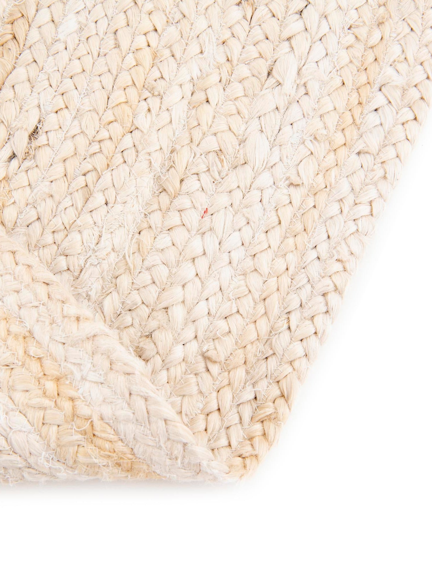 White 3' 3 x 5' 1 Braided Jute Oval Area Rug 100% Jute Hand Braided Natural Eco-Friendly Boho Style Carpet for Living Rooms Dining Office Space Dorms for Sale at Rug Engine