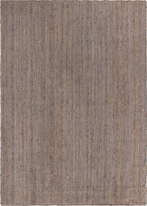 Gray 7' 1 x 10' Braided Jute Rectangle Rug