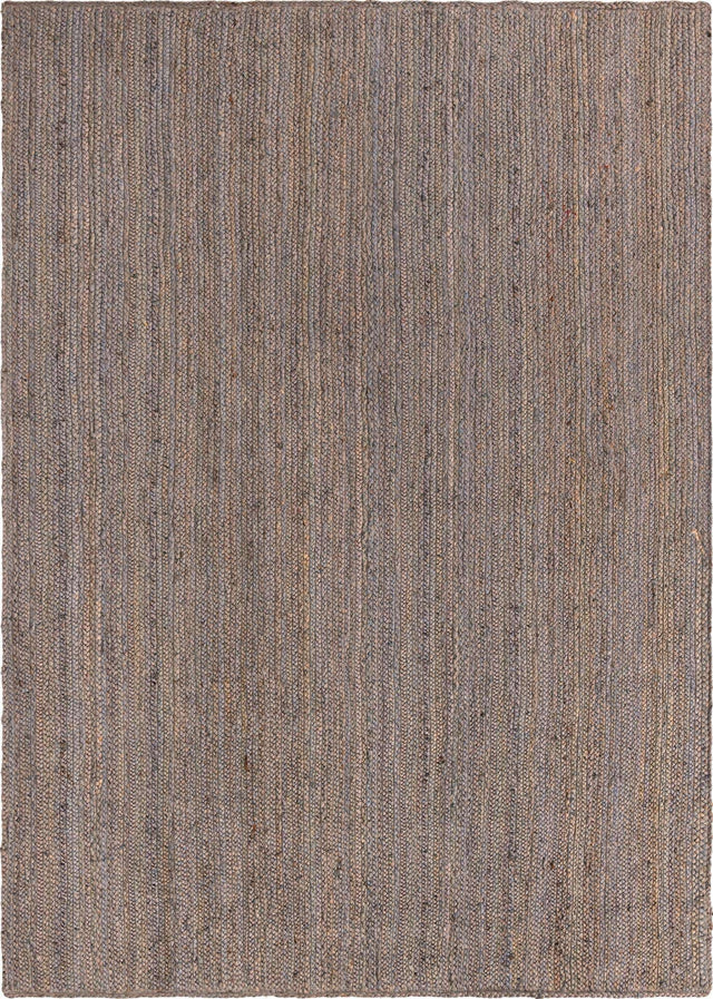 Gray 7' 1 x 10' Braided Jute Rectangle Rug