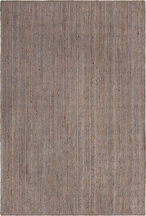 Gray 6' 1 x 9' Braided Jute Rectangle Rug