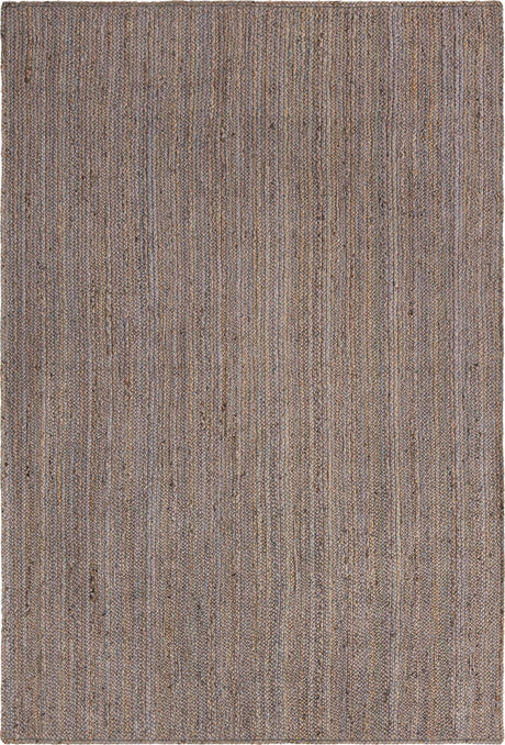 Gray 6' 1 x 9' Braided Jute Rectangle Rug