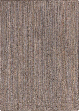 Gray 3' 3 x 5' 1 Braided Jute Rectangle Rug