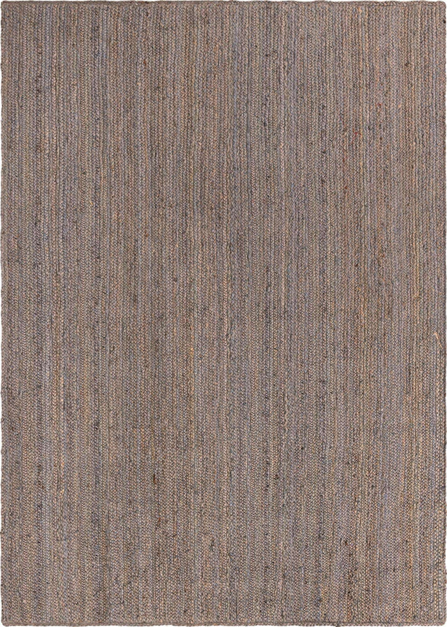 Gray 3' 3 x 5' 1 Braided Jute Rectangle Rug
