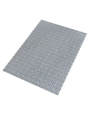 Blue 7' 1 x 10' Jill Zarin Outdoor Rectangle Area Rug Weather Resistant for Patio, Deck, Terrace, Balcony, Porch Durable 100% Polypropylene Carpet for Outside for Sale at Rug Engine