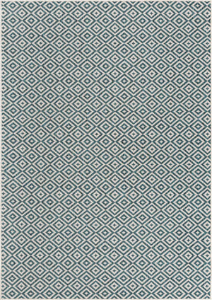 Teal 7' 1 x 10' Jill Zarin Outdoor Rectangle Area Rug Weather Resistant for Patio, Deck, Terrace, Balcony, Porch Durable 100% Polypropylene Carpet for Outside for Sale at Rug Engine