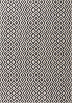 Charcoal Gray 7' 1 x 10' Jill Zarin Outdoor Rectangle Rug