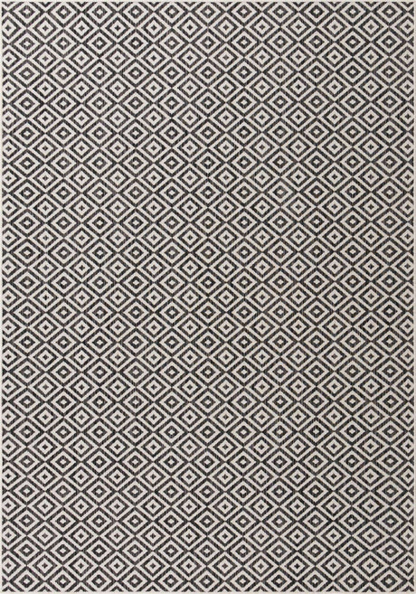 Charcoal Gray 7' 1 x 10' Jill Zarin Outdoor Rectangle Rug
