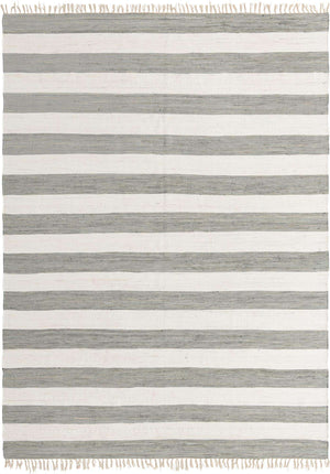 Gray 10' x 14' 1 Chindi Rag Rectangle Area Rug 100% Cotton All Natural Eco-Friendly Carpet Mat Decor for Homes for Sale at Rug Engine