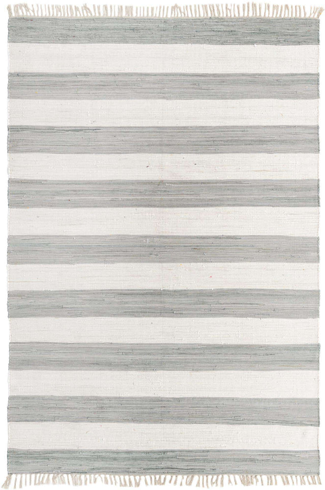 Gray 7' 1 x 10' Chindi Rag Rectangle Area Rug 100% Cotton All Natural Eco-Friendly Carpet Mat Decor for Homes for Sale at Rug Engine