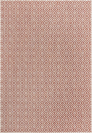 Rust Red 7' 1 x 10' Jill Zarin Outdoor Rectangle Area Rug Weather Resistant for Patio, Deck, Terrace, Balcony, Porch Durable 100% Polypropylene Carpet for Outside for Sale at Rug Engine