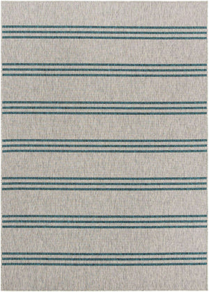 Light Gray 7' 1 x 10' Jill Zarin Outdoor Rectangle Area Rug Weather Resistant for Patio, Deck, Terrace, Balcony, Porch Durable 100% Polypropylene Carpet for Outside for Sale at Rug Engine