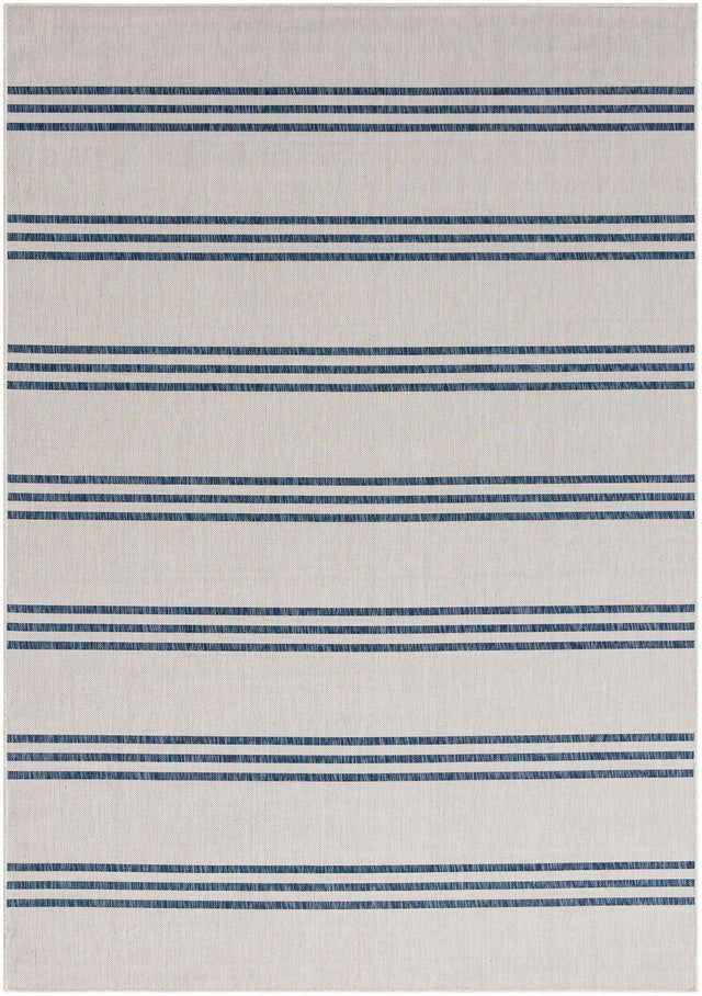 Ivory 7' 1 x 10' Jill Zarin Outdoor Rectangle Area Rug Weather Resistant for Patio, Deck, Terrace, Balcony, Porch Durable 100% Polypropylene Carpet for Outside for Sale at Rug Engine