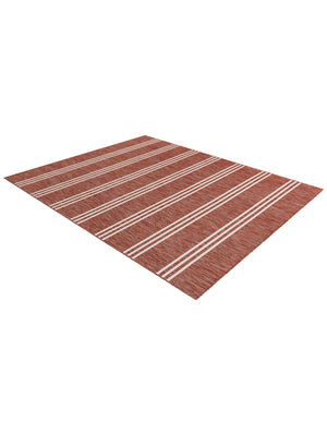 Rust Red 7' 1 x 10' Jill Zarin Outdoor Rectangle Area Rug Weather Resistant for Patio, Deck, Terrace, Balcony, Porch Durable 100% Polypropylene Carpet for Outside for Sale at Rug Engine